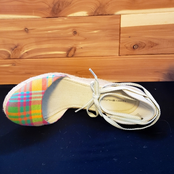 Tommy Hilfiger multicolored espadrille wedge - Picture 4 of 7